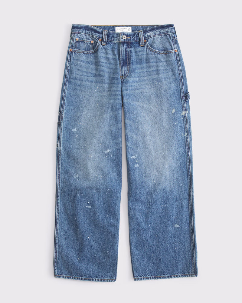 Women's Low Rise Ultra Loose Jean | Women's Bottoms | Abercrombie.com | Abercrombie & Fitch (US)