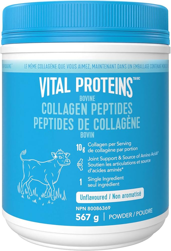 Vital Proteins Unflavoured Collagen Peptides, 567 GR | Amazon (US)