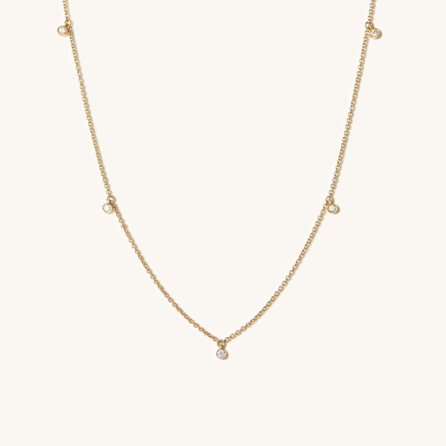 Diamonds Station Necklace - $375 | Mejuri (Global)