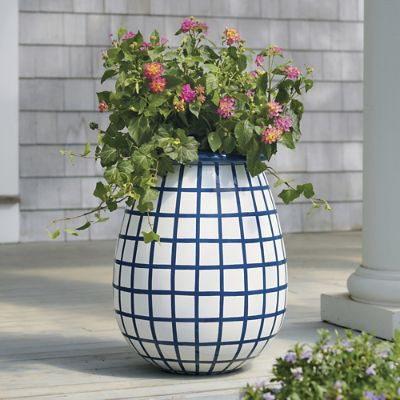 Blake Tall Pot Planter | Grandin Road | Grandin Road