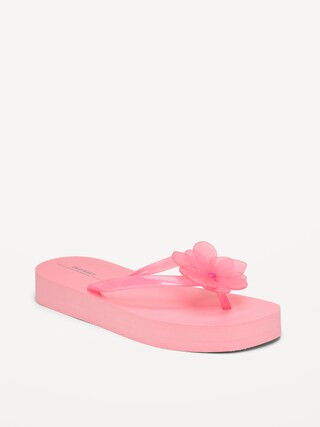 Platform Flip-Flop Sandals for Girls (Partially Plant-Based) | Old Navy (US)