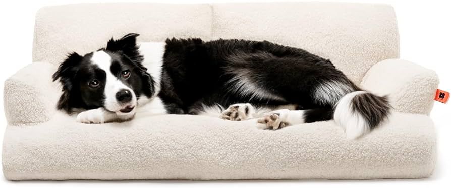 MEWOOFUN Dog Sofa Bed for Medium or Large Dogs & Cats, Pet Sofa with Removable Washable Cover, No... | Amazon (US)