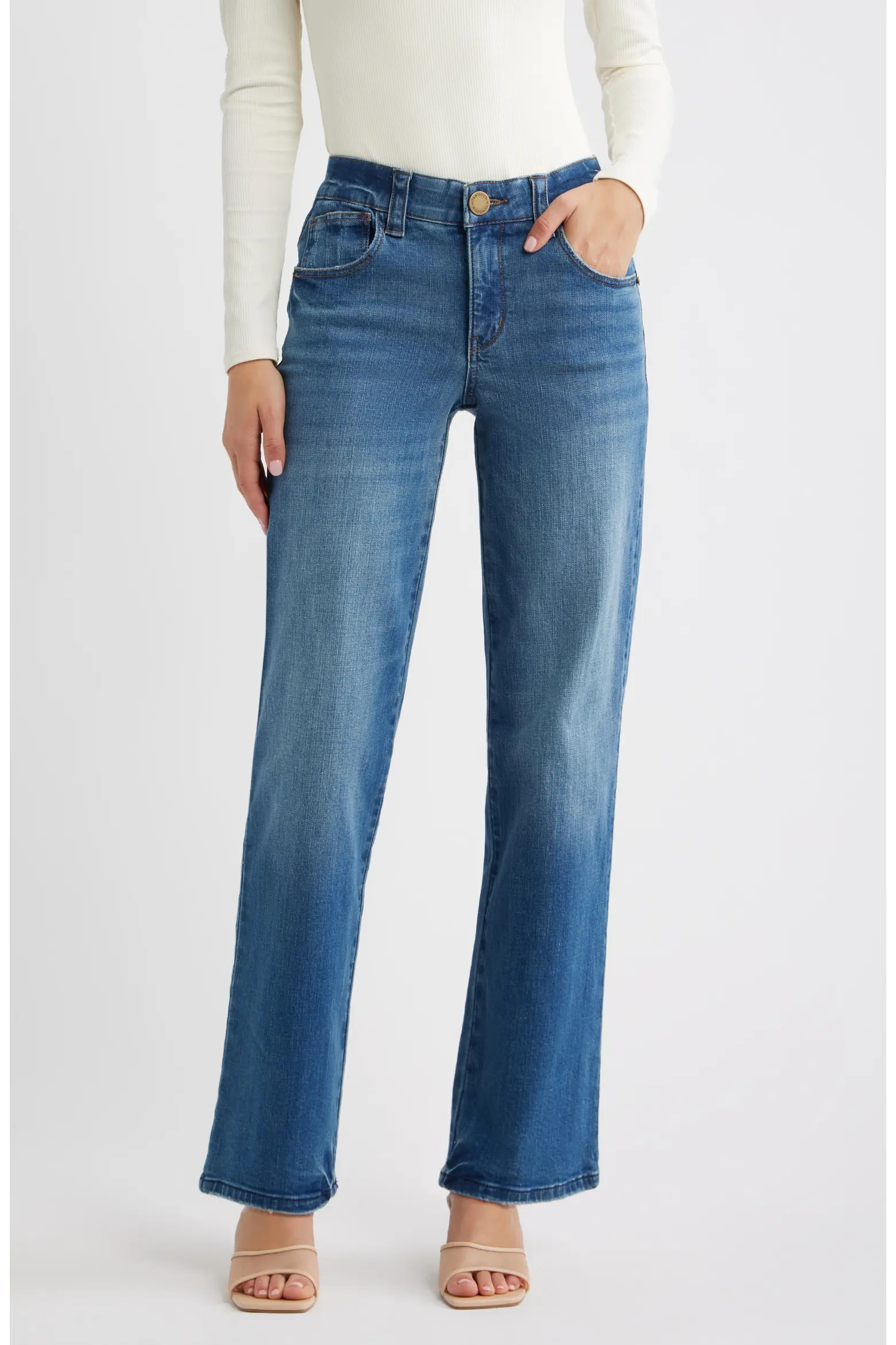 Wit & Wisdom Sawyer Straight Leg Jeans (Women) | Nordstrom | Nordstrom