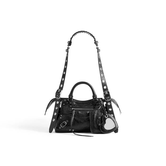 Women's Le Cagole Xs Bucket Bag  in Off White | Balenciaga