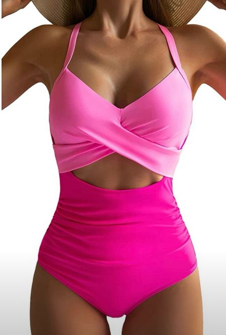 Eomenie Women's One Piece Swimsuits Tummy Control Cutout High Waisted Bathing Suit Wrap Tie Back 1 Piece Swimsuit 😍

#LTKSaleAlert #LTKStyleTip #LTKFindsUnder50