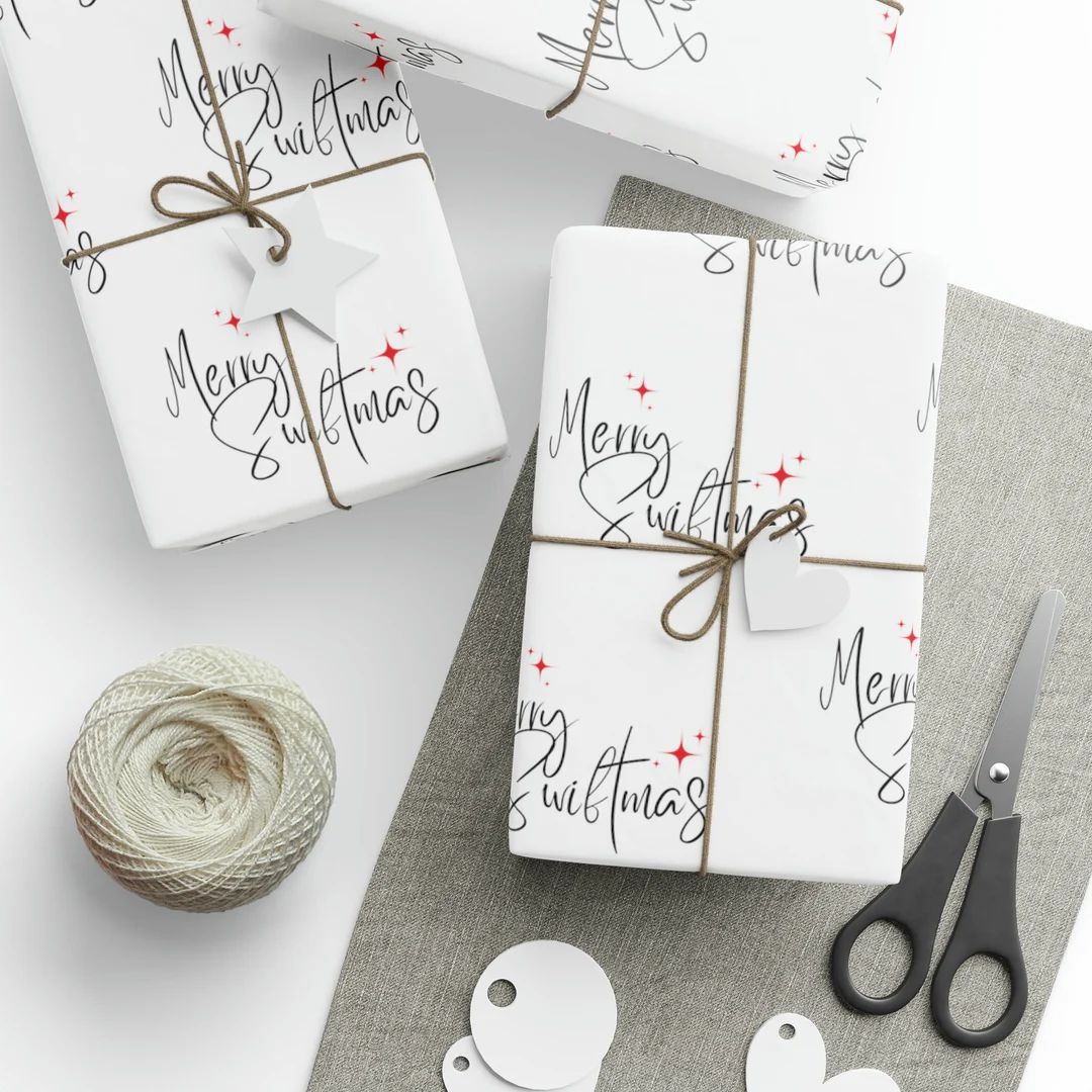Taylor Swift Wrapping Paper Merry Swiftmas Roll - Etsy | Etsy (US)