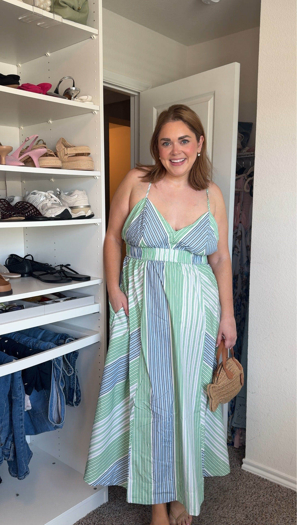 Plus size midsize summer beach vacation outfit. Wearing XL in dress.

#LTKPlusSize #LTKMidsize