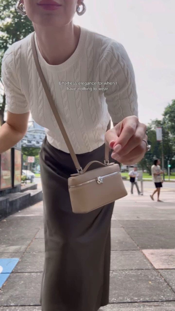 When in doubt, go for the classics! This silk skirt + short sleeve knitwear combo from @uniqlosg is my ultimate fail-proof outfit. Comfortable, weather-appropriate, and oh-so-chic! Paired with my @loropiana loafers and bag, this look effortlessly embodies silent luxury and timeless style. 

Perfect for days when you want to look polished without overthinking!

#oldmoneystyle #oldmoneyoutfits #oldmoneyoutfit #oldmoneyasthetic #whattoweartoday #outfitinspirationoftheday #silkskirt 

Elevated basics, silk skirt, loro piana, uniqlo outfits, silent luxury, old money vibes, old money outfits, timeless style, elegant style, elegant and comfortable style, singapore, fashion stylist.

#LTKbag #LTKstyletip #LTKasia