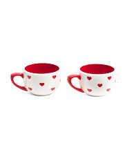 Set Of 2 16oz Jumbo Heart Mugs | Kitchen & Dining Room | Marshalls | Marshalls
