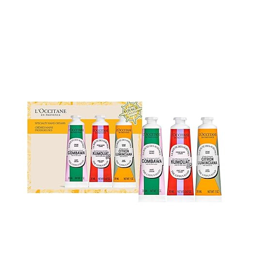 L'OCCITANE Nourishing & Protective Specialty Hand Cream Trio: Gift Holiday Hand Creams Featuring ... | Amazon (US)