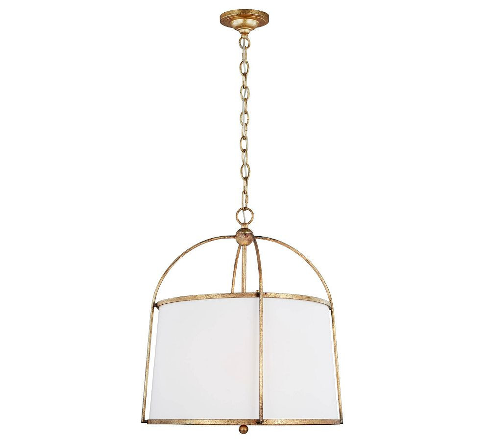 Elaine Round Metal Chandelier (21") | Pottery Barn (US)