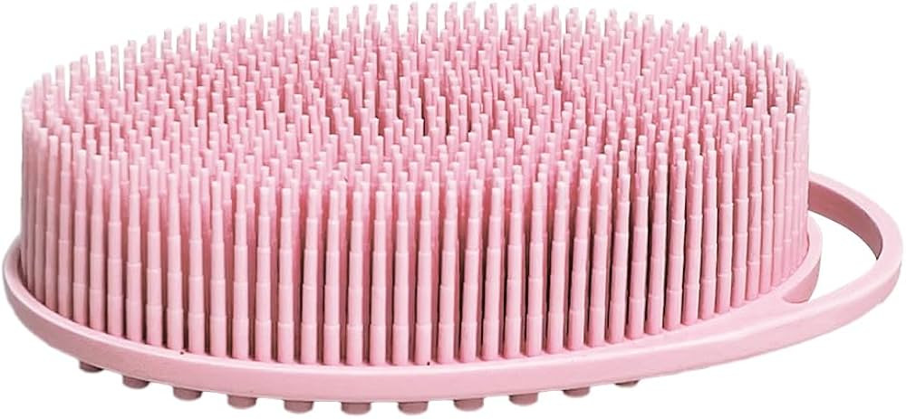 Silicone Body Scrubber Body Shower Bath and Shampoo Brush Shower Cleaning Gentle Exfoliating Use ... | Amazon (US)