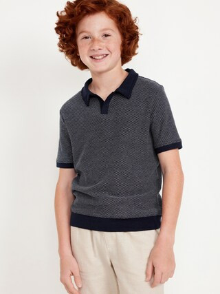 Short-Sleeve Knit Polo Shirt for Boys | Old Navy (US)