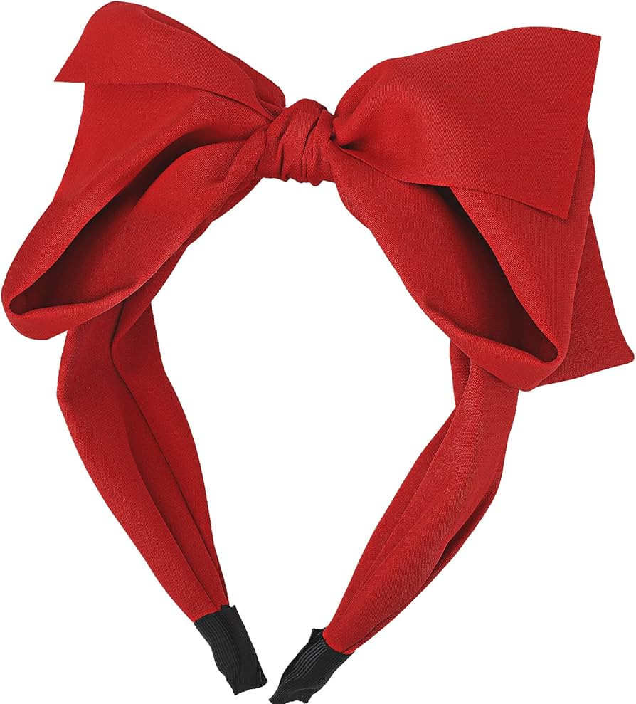 WLLHYF 1 PCS Bow Headbands Hair Bands Fashion Cute Hairband Non-Slip Headwear Beautiful Versatile... | Amazon (US)