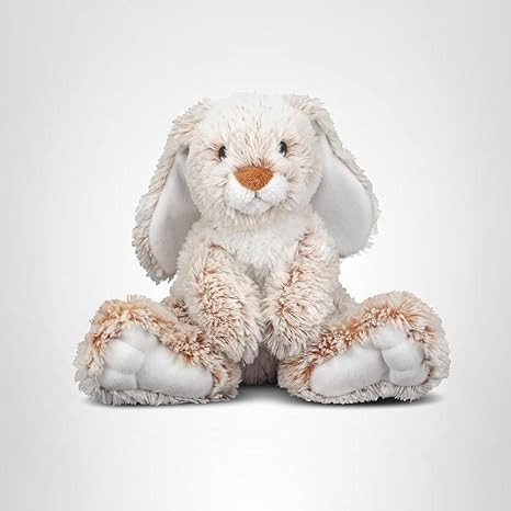 Melissa & Doug Burrow Bunny Stuffed Animal Plushie with Big Feet, Floppy Ears & Fluffy Tail, Ador... | Amazon (US)