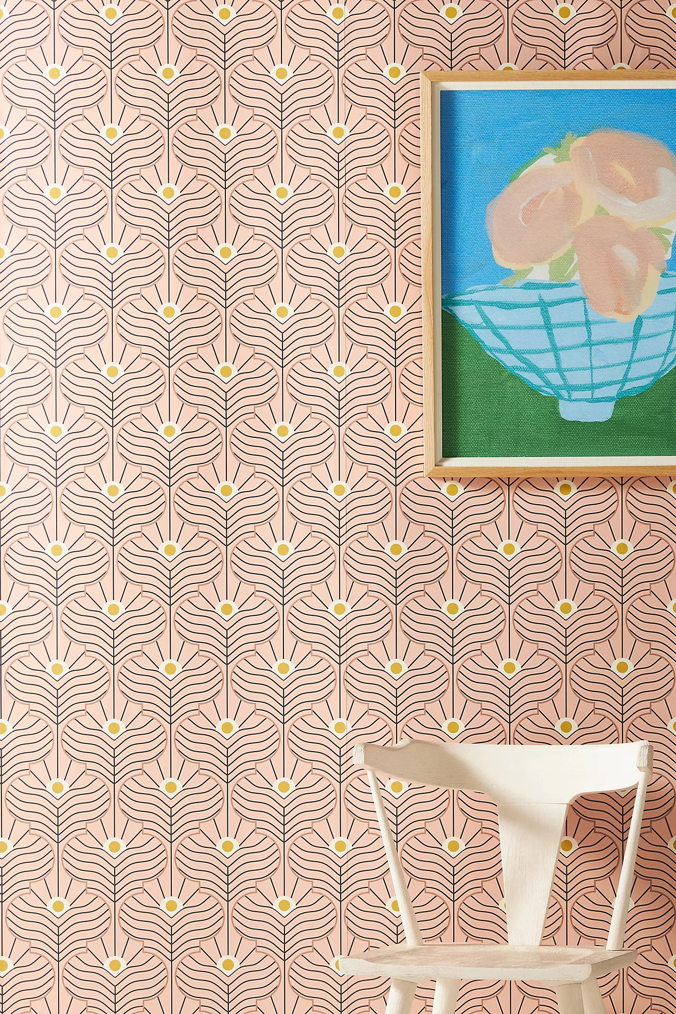 Moroccan Peacock Wallpaper | Anthropologie (US)