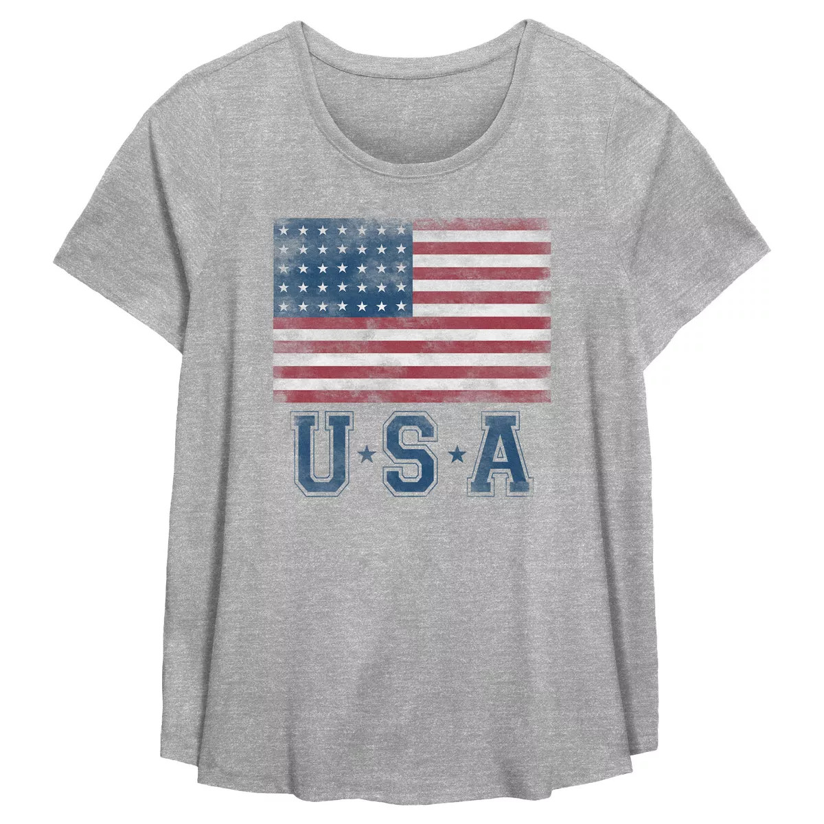 Women's Lost Gods Fourth of July Vintage American Flag T-Shirt | Target