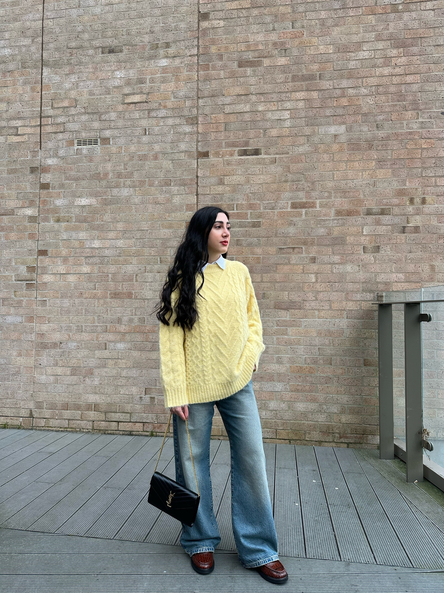 Yellow jumper, casual look, oxford shoes, straight fit jeans, chain wallet bag

#LTKeurope #LTKMostLoved #LTKstyletip