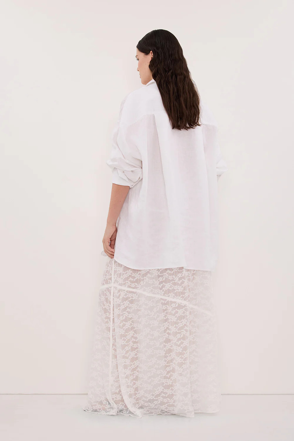 ELLIS WHITE LINEN SHIRT | DISSH