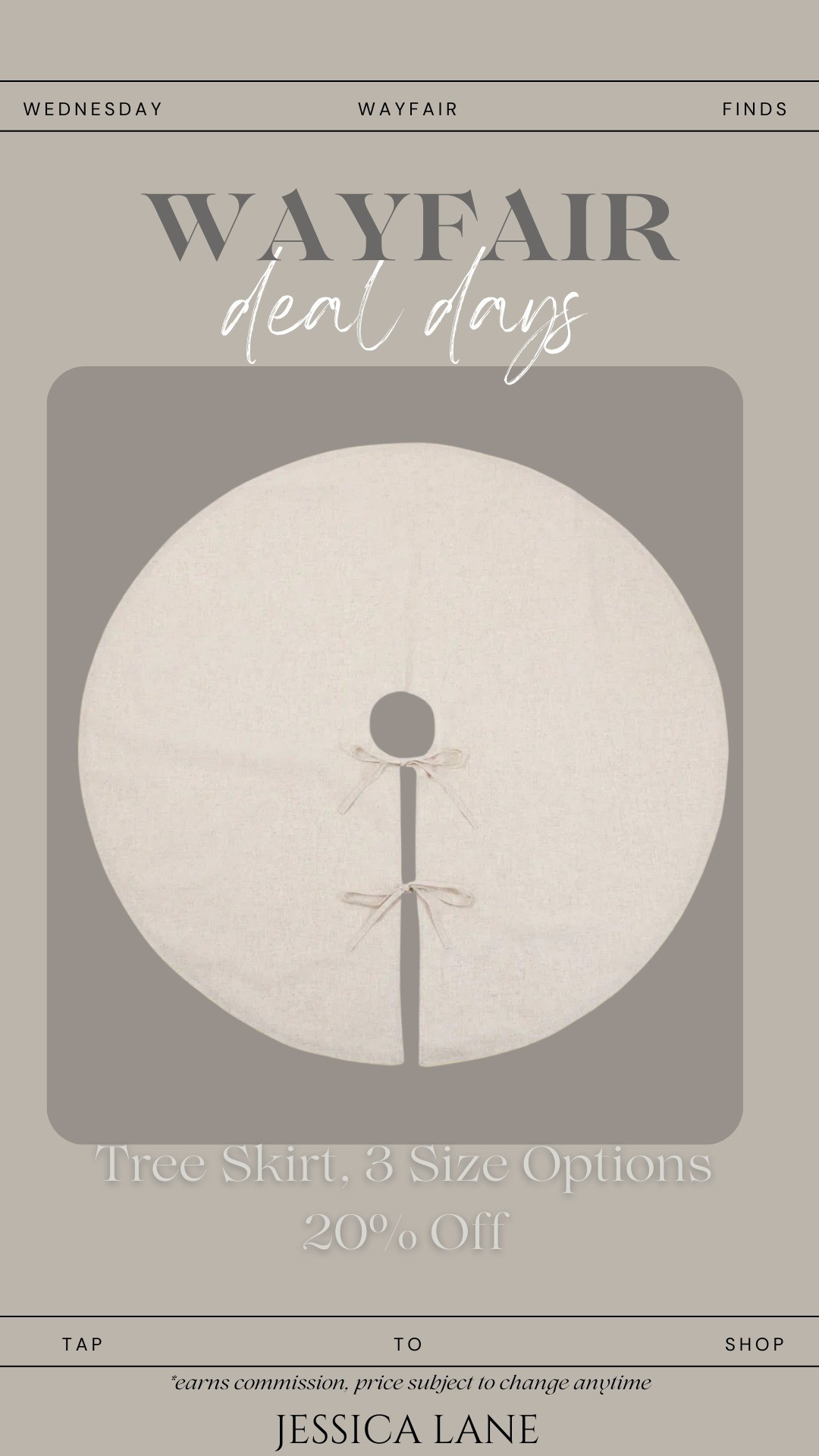 Clean, simple, and works with any decor style. Available in three sizes for the perfect fit. #christmasdecor #neutralhome #wayfairfavorites

#LTKHoliday #LTKSeasonal #LTKHome