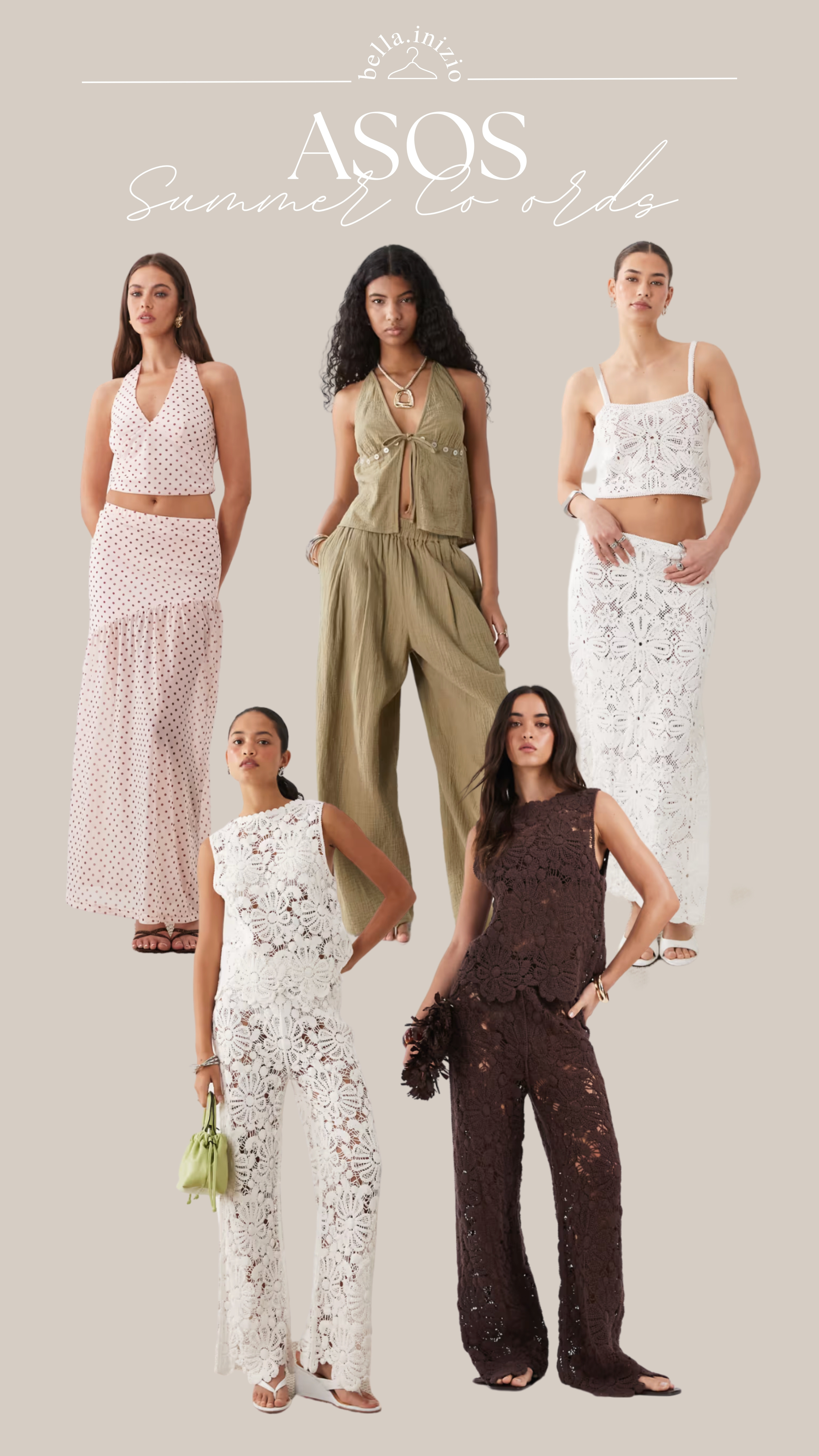 ASOS summer co-ords 🤎 

 #LTKgrwm #LTKootd #LTKSeasonal