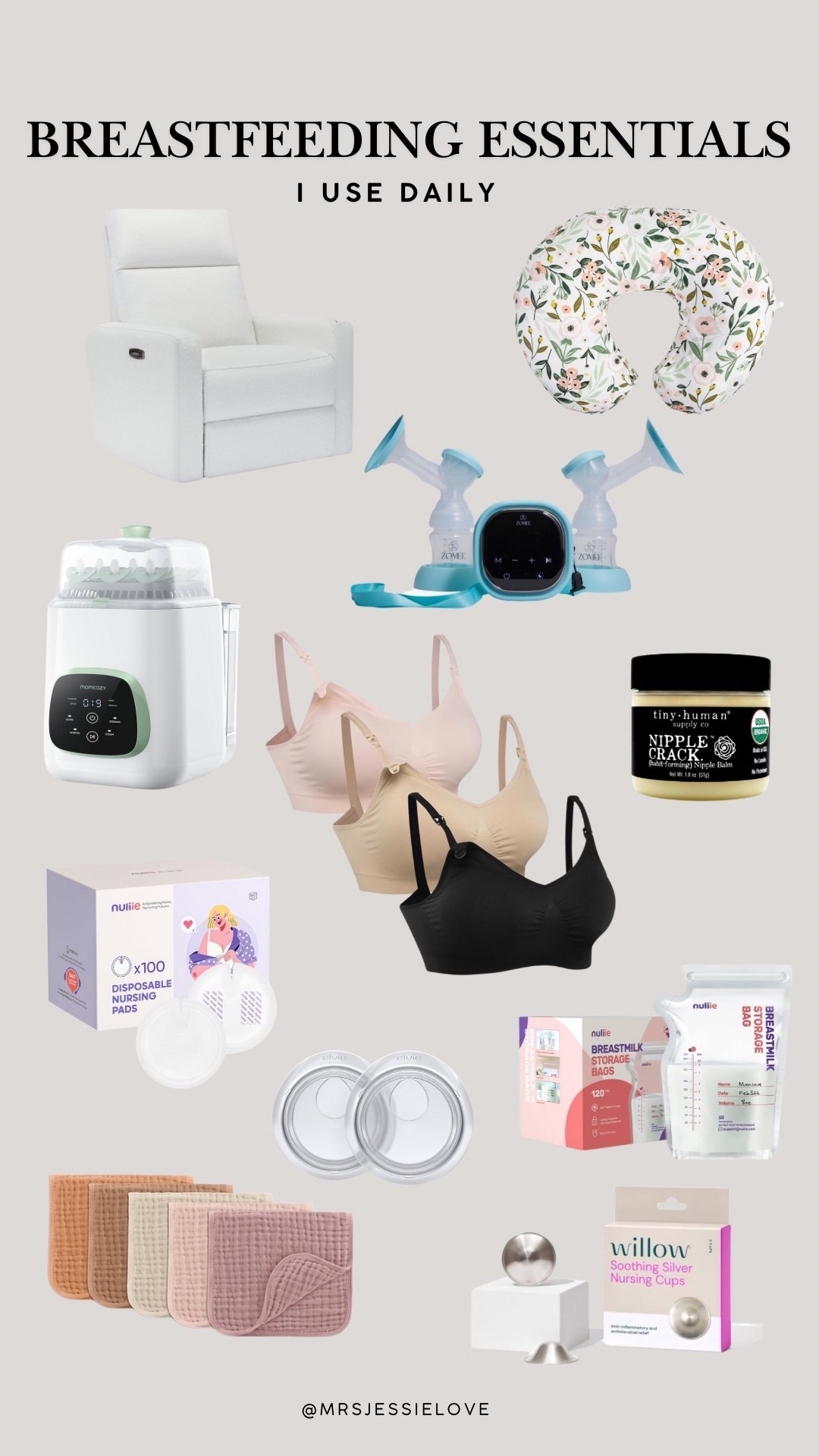 My breastfeeding essentials: everything I use daily for successful, comfortable nursing! I wish someone had sent me this as a guide on what to have before baby was here- some of these items I’ve been getting along the way. I feel solid about this arsenal and genuinely use them on the regular basis! 

#LTKBaby #LTKFamily #LTKBump
