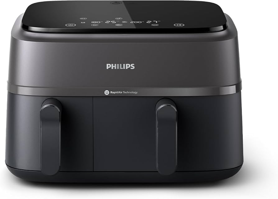 Philips Dual Basket Airfryer 3000-Serie, 9L, 2 Schubladen, Synch-Funktion, Rapid Air Technologie,... | Amazon (DE)