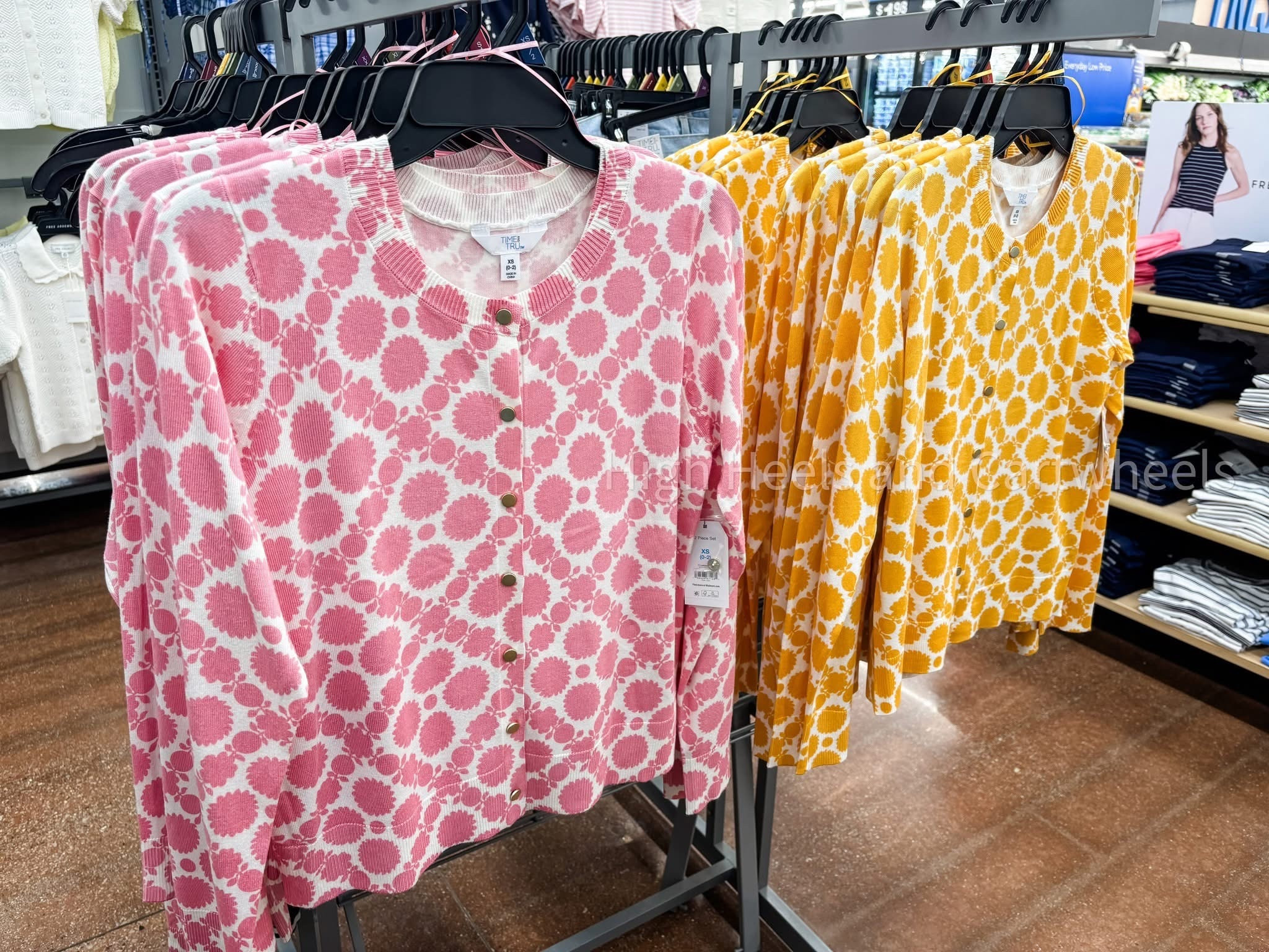 New 2 piece cardigans with undershirt - perfect for spring and summer. Love the pop of color!