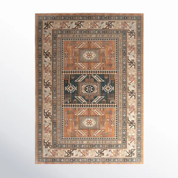 Ovid Oriental Machine Woven Area Rug | AllModern