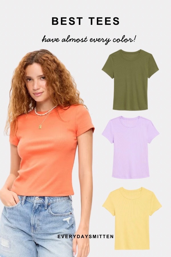 Hands down the best fitted basic baby tee! I have just about every color! These are always under $17! True to size! I wear XS, but size up if you want more room. I get compliments every time I wear these!

#LTKgrwm #LTKootd #LTKSaleAlert