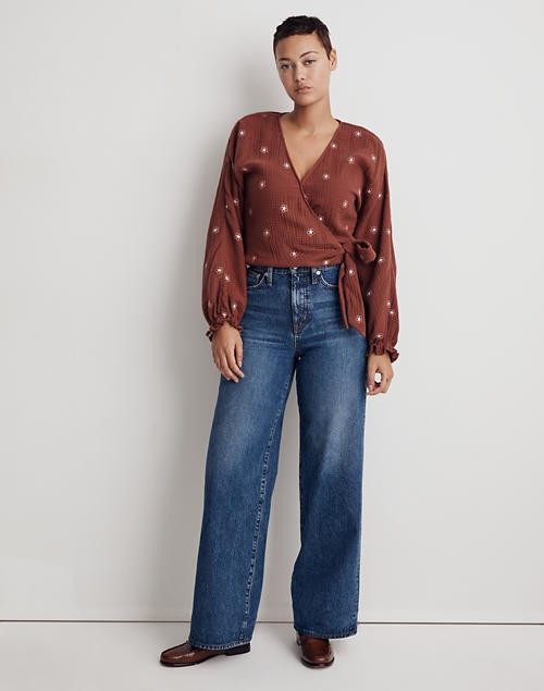 Lightspun Maira Wrap Top | Madewell