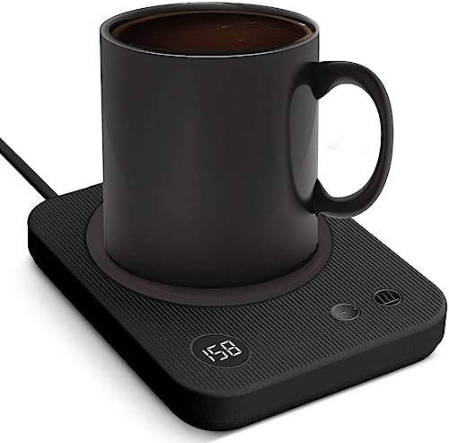 Lesipee Coffee Mug Warmer, Electric Coffee Warmer with Auto Shut Off for Office Desk, Candle Warmer with 3 Temperature, Beverage Warmer for Cocoa, Birthday Gifts | Amazon (US)