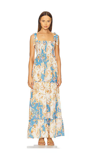 Agua Bendita Luceyr Blush Dress in Ivory. - size M | Revolve Clothing (Global)