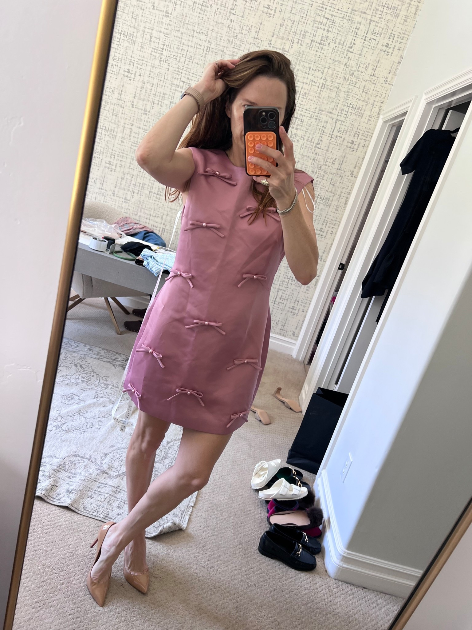 Wedding guest dress, simple 90s style, quiet luxury, upper east side, Blair Waldorf style, pink dress, bridal luncheon, Bridesmaid dress, summer wedding, spring wedding, Easter, cocktail party

#LTKWedding #LTKWorkwear #LTKTravel