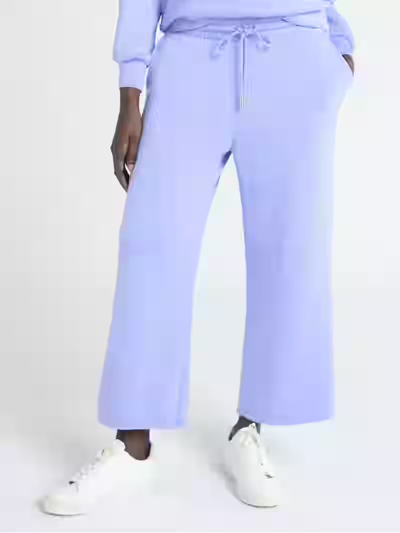 Scoop Women's and Women's Plus Ultimate ScubaKnit Cropped Sweatpants, Sizes XS-4X | Walmart (US)