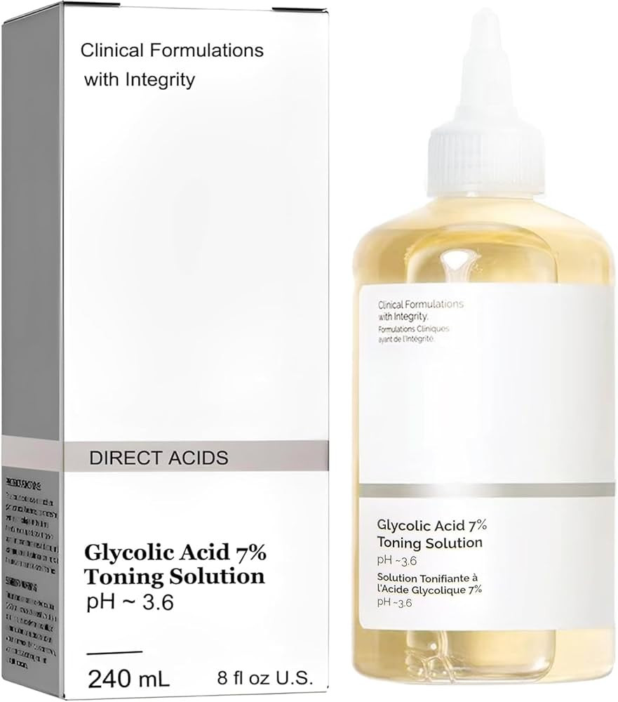 240ml Ordinary Glycolic Acid 7% Toner，Glycolic Acid 7% Toning Resurfacing Solution ，Facial Ex... | Amazon (US)