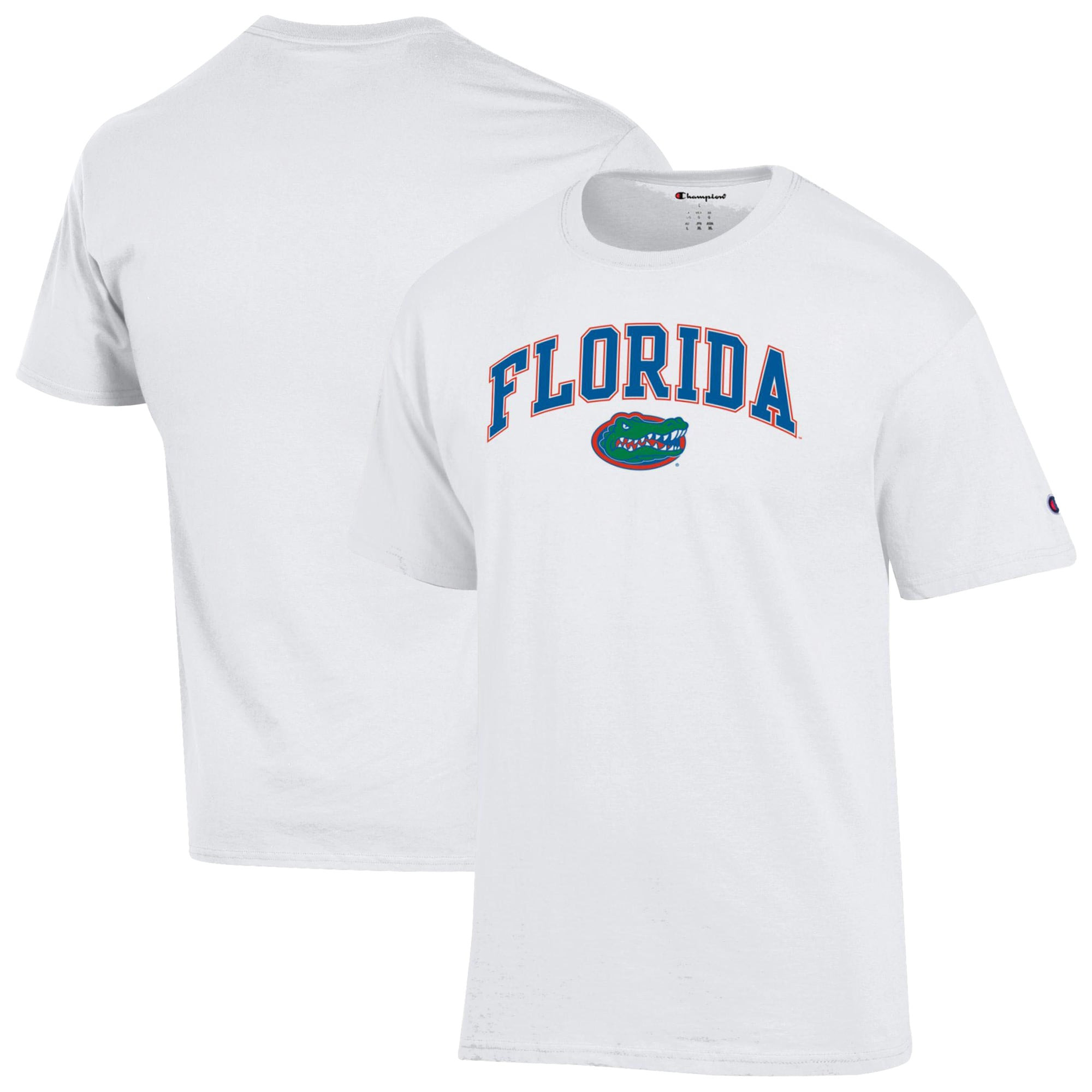 Florida Gators Champion Arched Logo T-Shirt - White | Fanatics