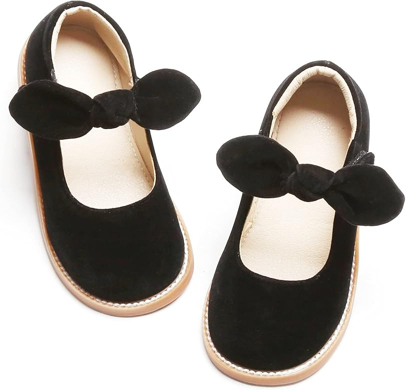 Kiderence Toddler Little Girls Mary Jane Dress Shoes School Oxford for Girls Flats | Amazon (US)