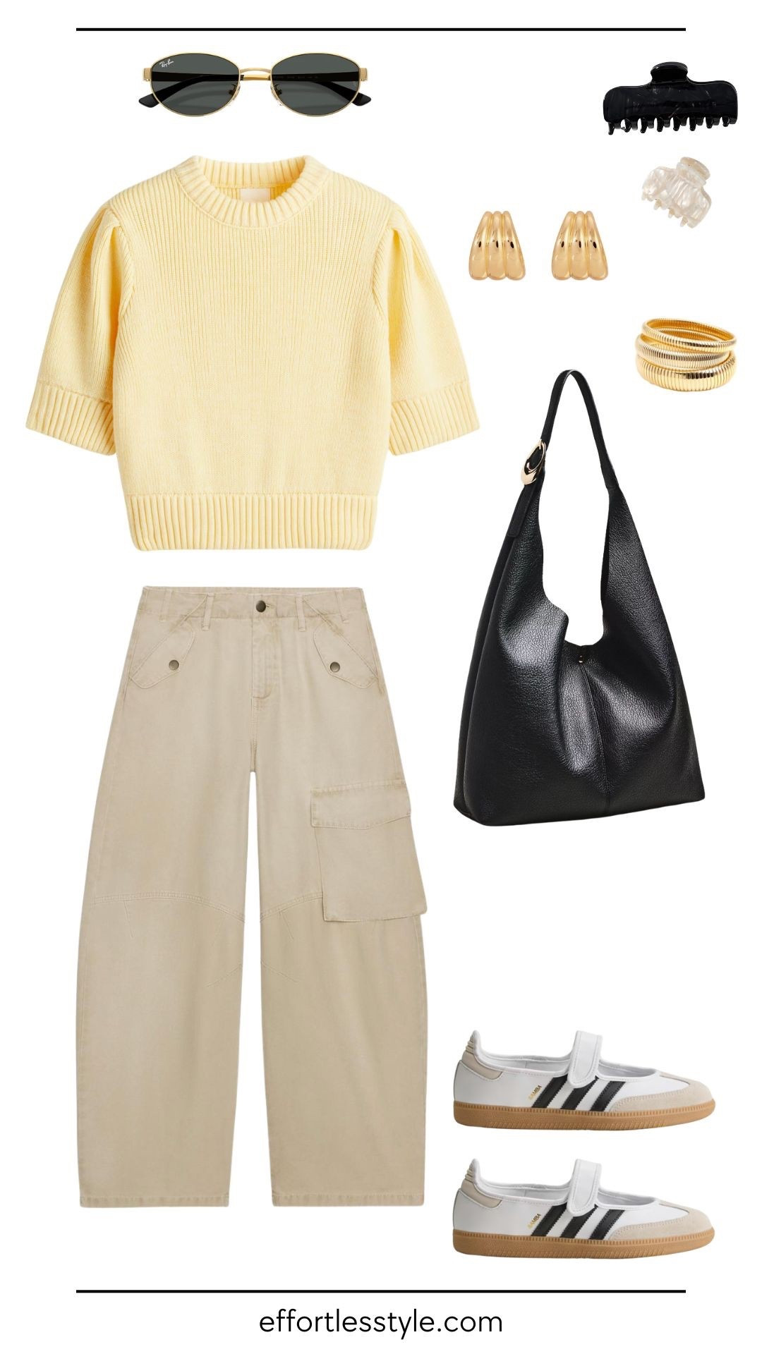 Spring break packing is stressful. We panic-pack “just in case” outfits, bring things we’ll never wear, and somehow still feel like we don’t have enough options. The truth? You don’t need more clothes—you need a smarter plan.
1. Floral Print Blouse A lightweight floral blouse adds a feminine touch without feeling too dressy. Pair it with jeans for daytime exploring or tuck it into a skirt for dinner.

2. Yellow Cropped Sweater Perfect for cooler evenings or overly air-conditioned restaurants. The cropped silhouette keeps it modern and pairs well with high-waisted bottoms.

3. Black Halter Dress This is your go-to dinner dress. Sleek, flattering, and easy to dress up with jewelry or keep simple with sandals.

4. Tan Cargo Pants Utility pants that feel polished. Wear them with sneakers for daytime activities or sandals for a more elevated casual look.

5. Gold Crewneck Sweater A lightweight layering piece that adds warmth without bulk. Great for travel days or breezy evenings.

6. Striped Knit Dress A knit dress that works as a beach cover-up or a standalone outfit. Comfortable, packable, and endlessly versatile.

7. Striped Tee The ultimate capsule wardrobe staple. Wear it with cargo pants, shorts, or layered under the blouse for added dimension.

8. Tan Strappy Sandals A neutral sandal that goes with everything. Comfortable enough for all-day wear but polished enough for dinner.

9. White Sneakers Essential for daytime exploring, walking tours, or casual beach town strolls. Keep them classic and they’ll work with every outfit.

10. White Crochet Linen Pants Lightweight, breezy, and perfect for warm weather. These double as a swimsuit cover-up or a casual dinner outfit.

11. Black and White Swimsuit A chic, classic one-piece that works under everything from linen pants to shorts. Timeless and flattering.

#LTKootd #LTKgrwm #LTKdayinmylife