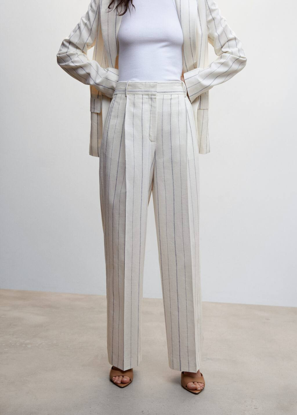 Striped suit pants | MANGO (US)