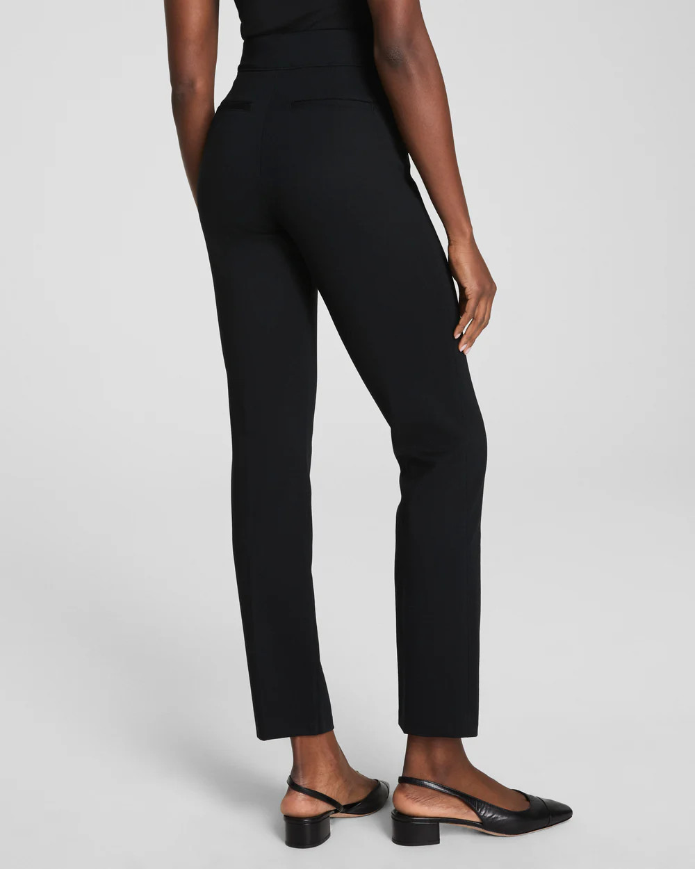 Slim Straight Ponte Pants with Targeted Compression | SPANX | Spanx