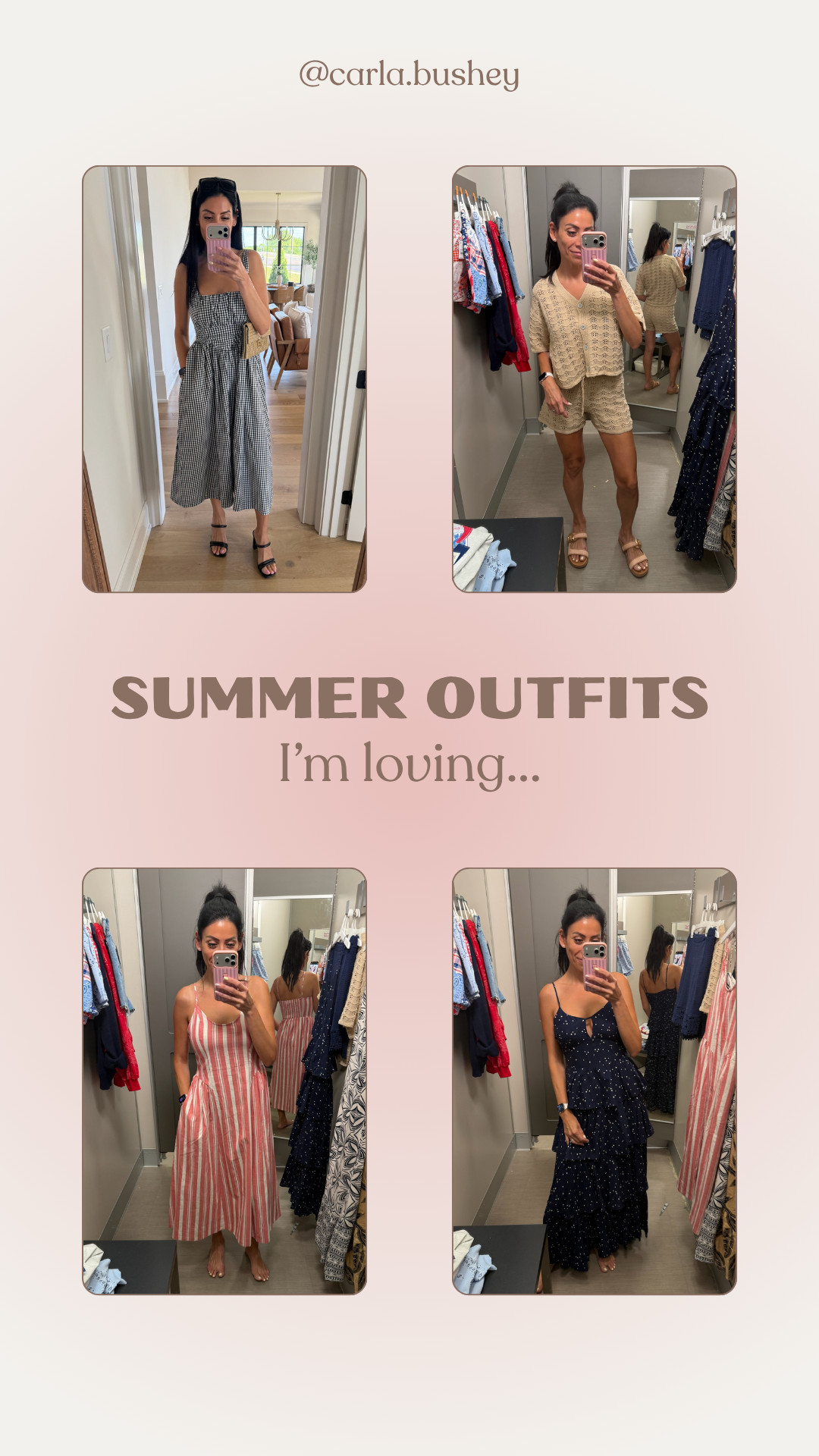 Some recent outfits I've been loving🥰



Summer outfits, summer dresses, matching set, old navy, target, carla.bushey 

 #LTKootd #LTKSeasonal