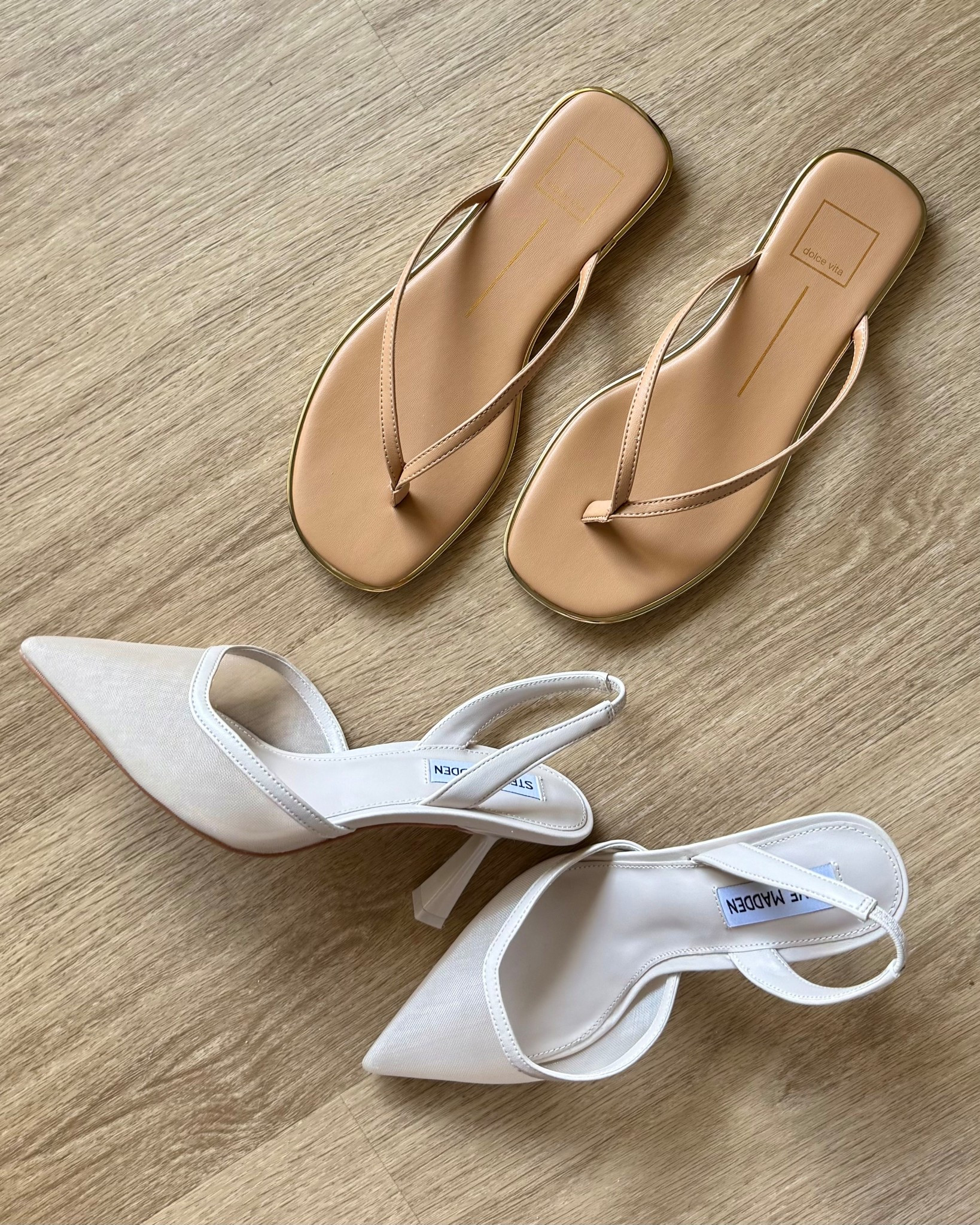 Styling new spring shoes from @DSW! I’m 5’7” and wearing my true size 8 in both of these shoes, on sale today! #mydsw #ad

