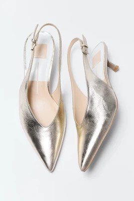 Alenna Gold Heels by Dolce Vita | Avara