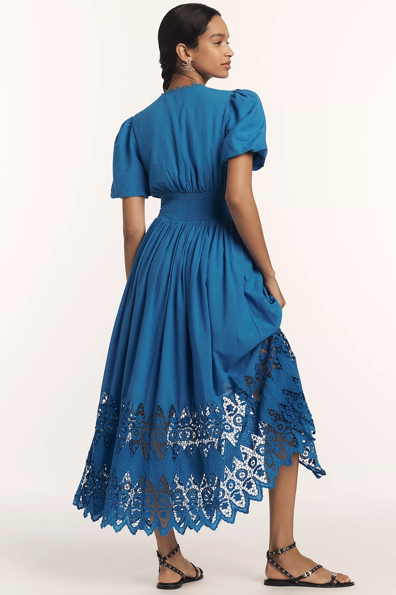 The Katerina Button-Front Dress: Eyelet Edition | Anthropologie (US)