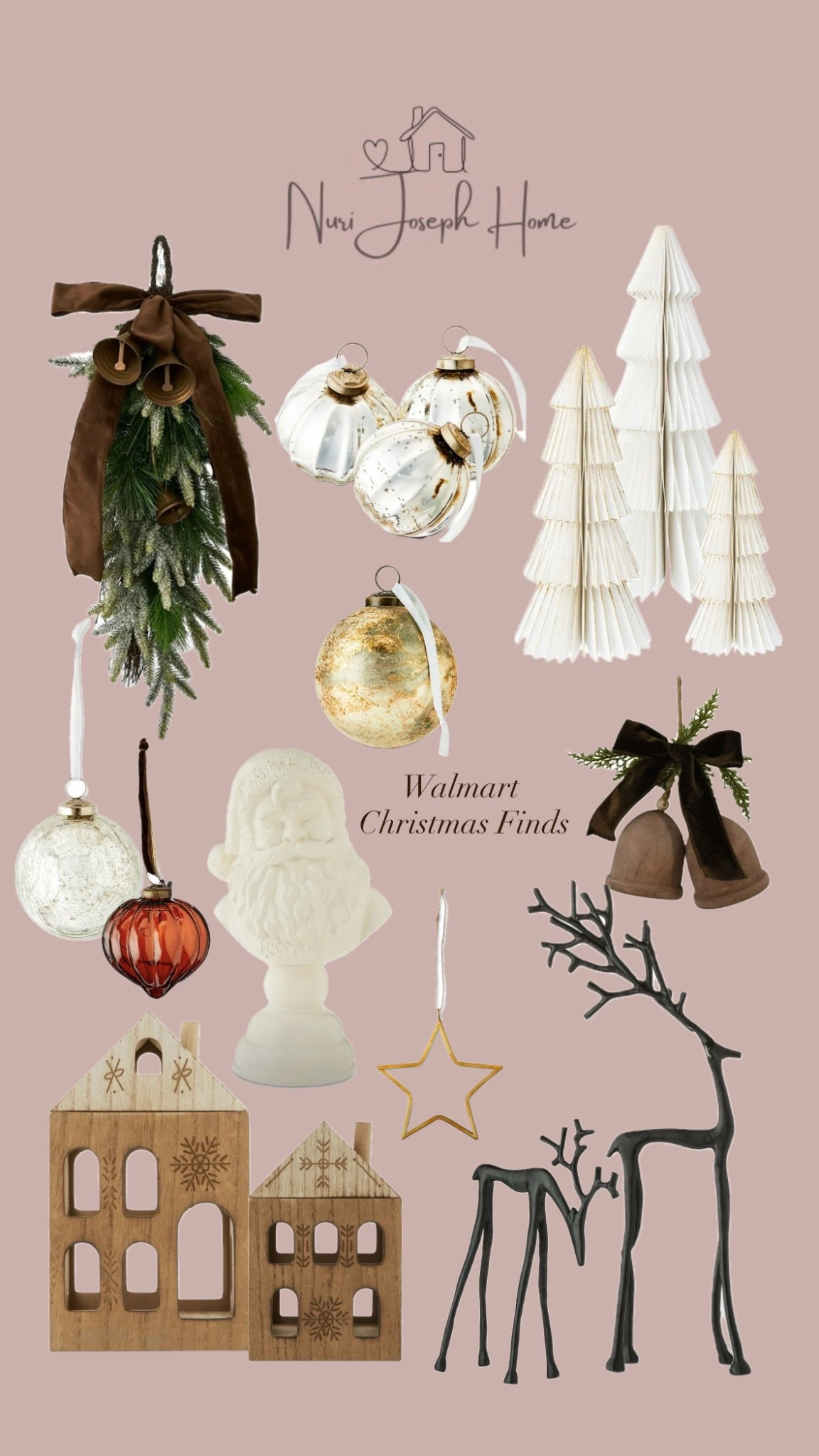 Christmas Home Decor from Walmart 

#LTKSeasonal #LTKStyleTip #LTKHome