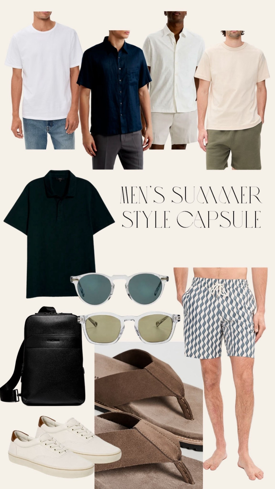 Figured I’d switch things up and do a little style fines for the guys. With vacations coming up and transitioning into warmer months these are all capsule collection pieces that he can remix 1 million different ways throughout his wardrobe..

#LTKSeasonal #LTKMens #LTKTravel