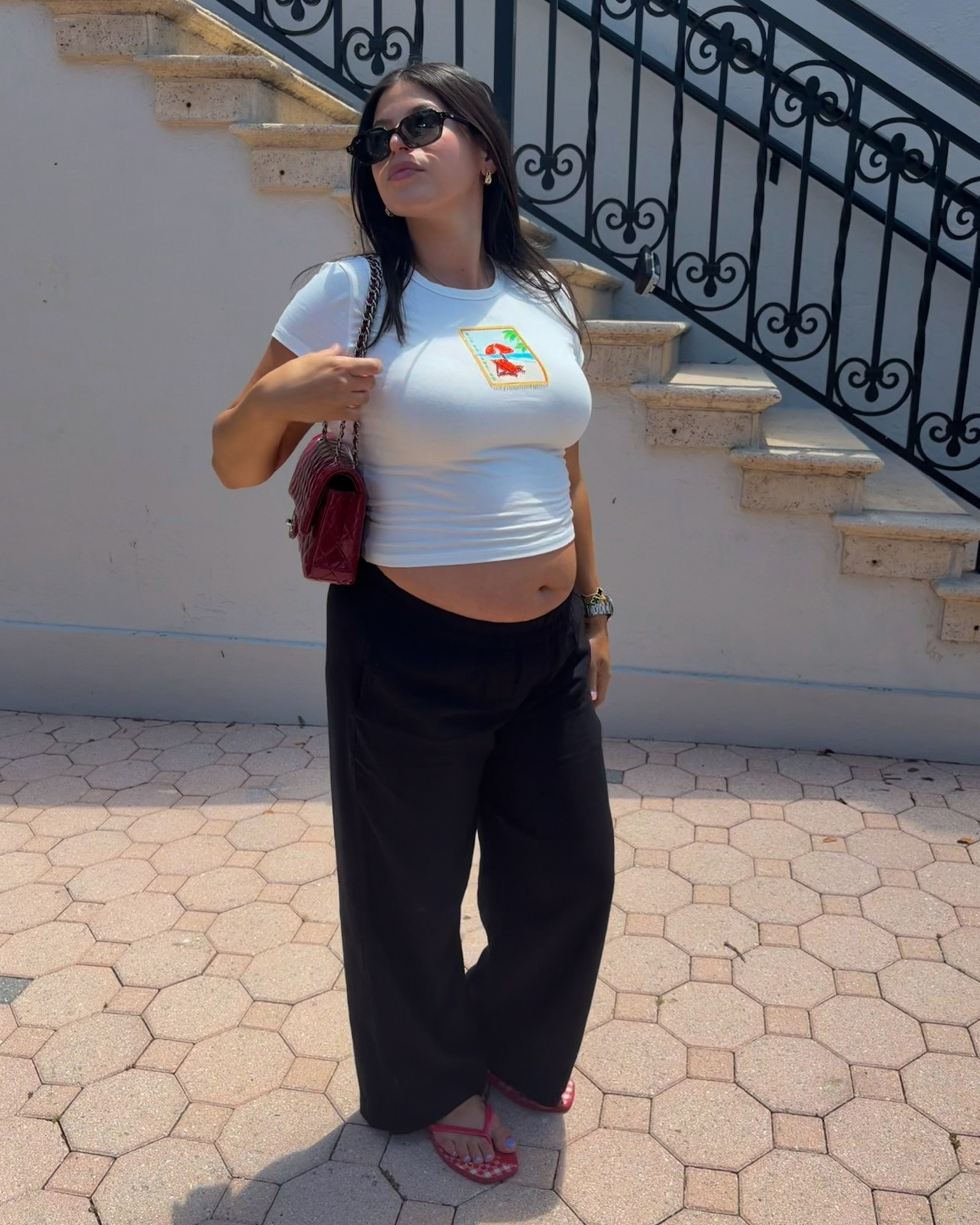 #linen pants and a cute t-shirt has been my go to look. 



#linen #linenpants #dillards #raybans #h&m #tshirt #maternity

#LTKBump #LTKootd #LTKActive