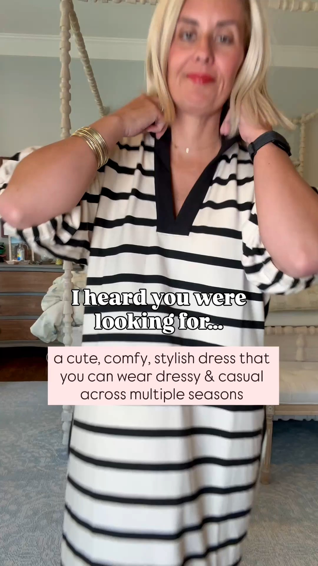 It’s knit. It can be dressed up or down. It’s fabulous. I have a discount code … why is this not in your cart yet? 🤪

I’m in small but if between sizes, go down… not up!

Use code SURPRISE15 this weekend only

#LTKdayinmylife #LTKWedding #LTKmomlife

#LTKSaleAlert #LTKWorkwear #LTKmomlife