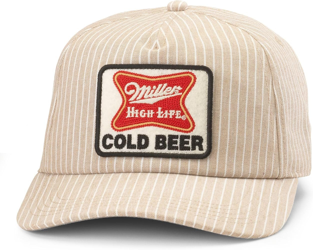 AMERICAN NEEDLE Miller High Life Beer Patch Unisex Adjustable Snapback Baseball Hat | Amazon (US)